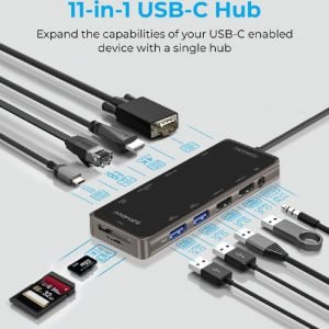 PROMATE USB-C 11 IN 1 MULTI HUB (PRIMEHUB-PRO)